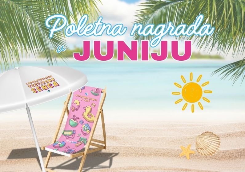 Nadaljujemo: poletna nagrada tudi v juniju