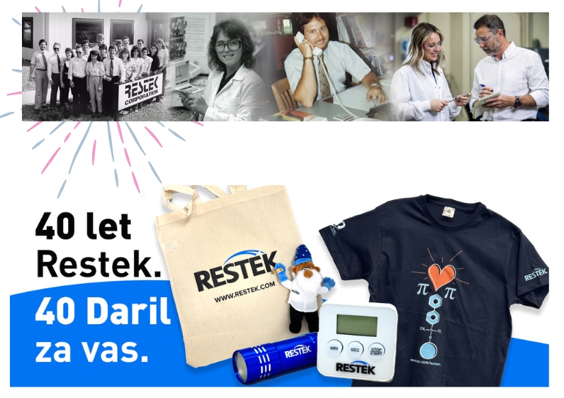 Restek praznuje 40 let in čara darila za vas!