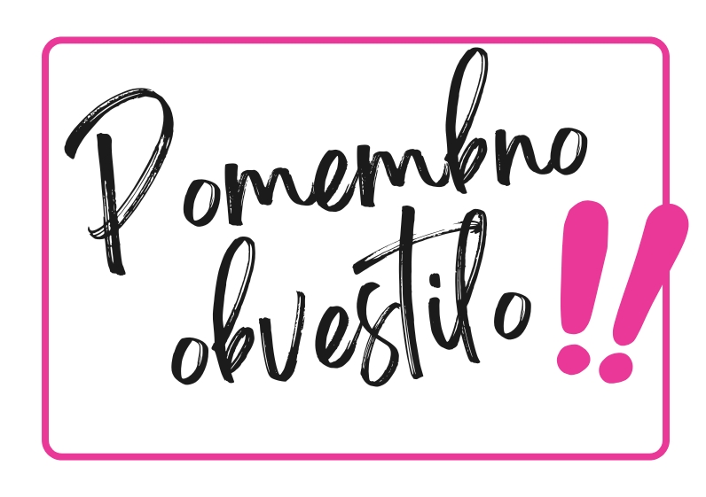 Obvestilo za cenjene kupce in poslovne partnerje