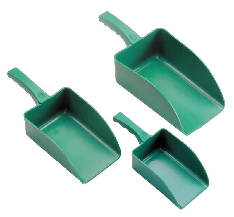 Lopatica - zajemalka, plastična, zelena