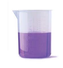 Čaša - plastična (PP), vtisnjena graduacija